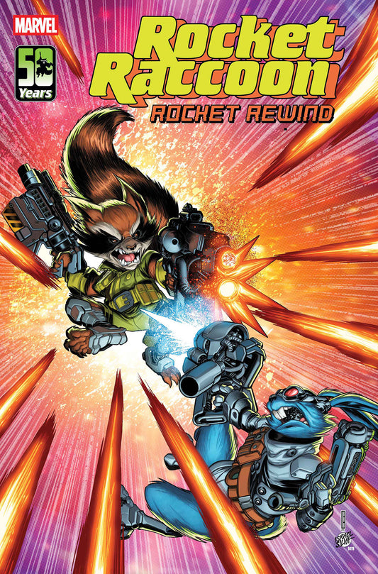 ROCKET RACCOON: ROCKET REWIND #1 DAVID BALDEON VARIANT ISBN: 75960621477800131 - FOC DATE: 6/28/26  - Release Date: 7/29/26