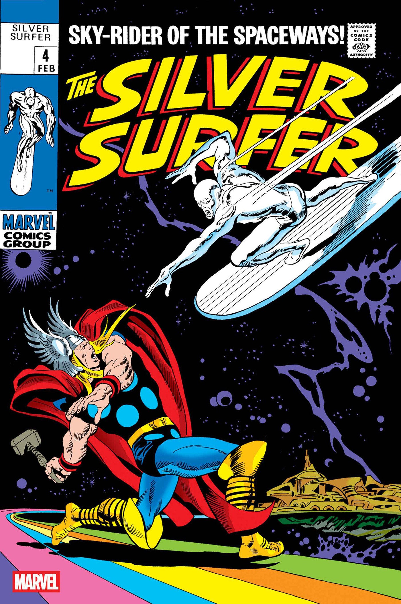 SILVER SURFER #4 FACSIMILE EDITION ISBN: 75960621487700111 - FOC DATE: 5/3/26  - Release Date: 6/17/26