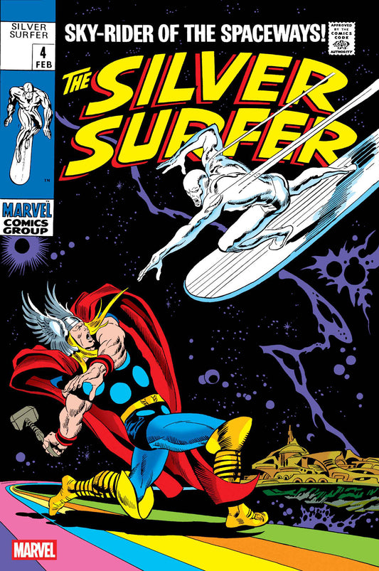 SILVER SURFER #4 FACSIMILE EDITION ISBN: 75960621487700111 - FOC DATE: 5/3/26  - Release Date: 6/17/26