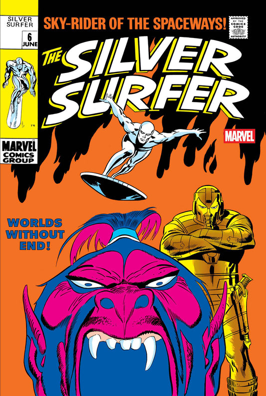 SILVER SURFER #6 FACSIMILE EDITION ISBN: 75960621489100111 - FOC DATE: 7/5/26  - Release Date: 8/19/26