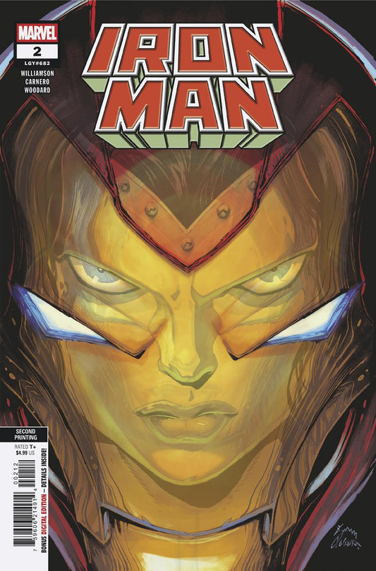 IRON MAN #2 RYAN STEGMAN 2ND PRINTING VARIANT ISBN: 75960621491400212 - FOC DATE: 3/8/26  - Release Date: 4/8/26
