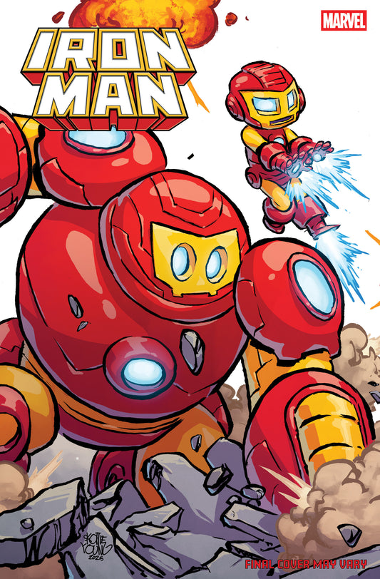 IRON MAN #3 SKOTTIE YOUNG 4-PART CONNECTING VARIANT ISBN: 75960621491400321 - FOC DATE: 2/23/26  - Release Date: 3/25/26