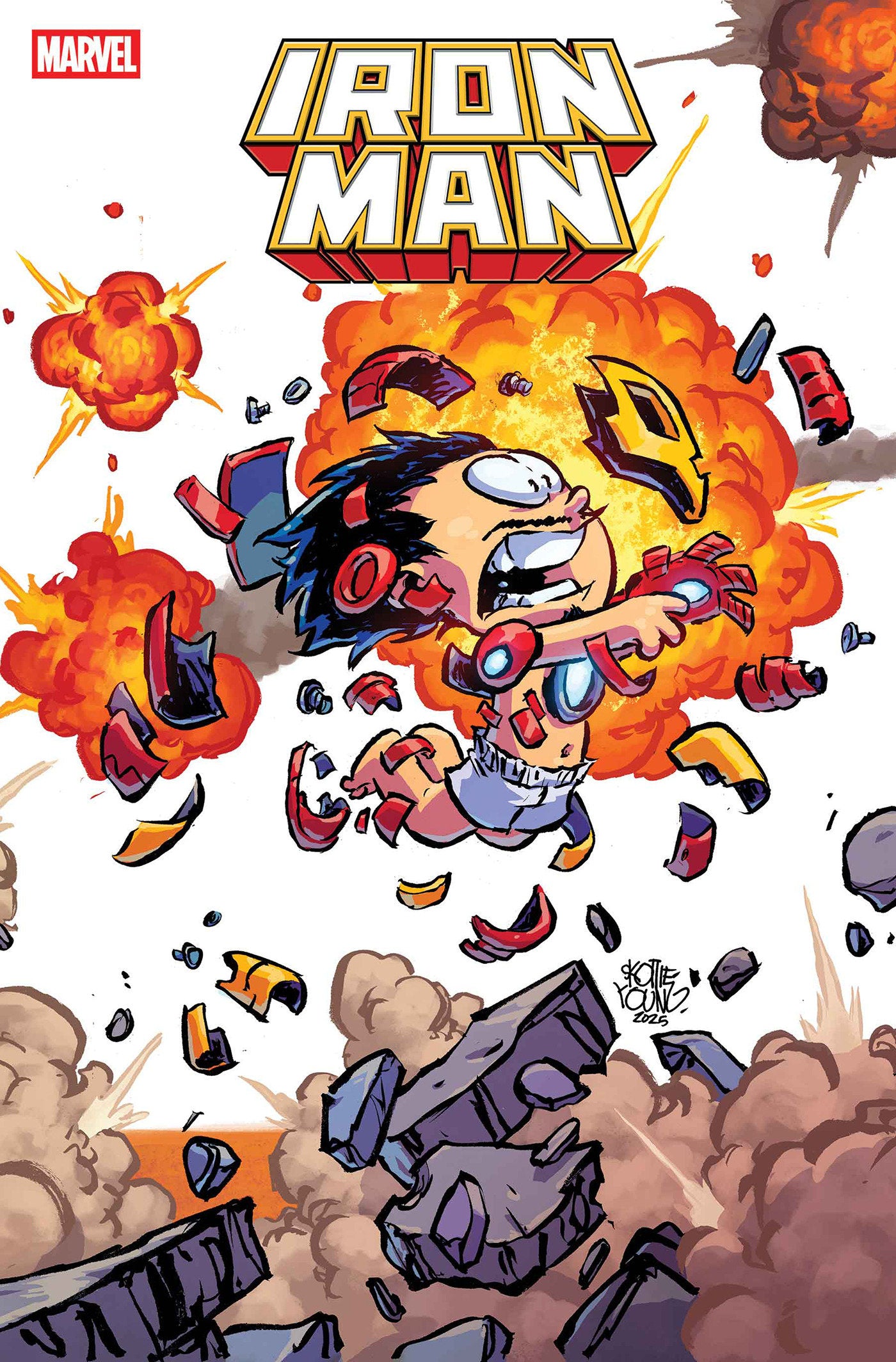 IRON MAN #4 SKOTTIE YOUNG 4-PART CONNECTING VARIANT ISBN: 75960621491400421 - FOC DATE: 3/8/26  - Release Date: 4/8/26