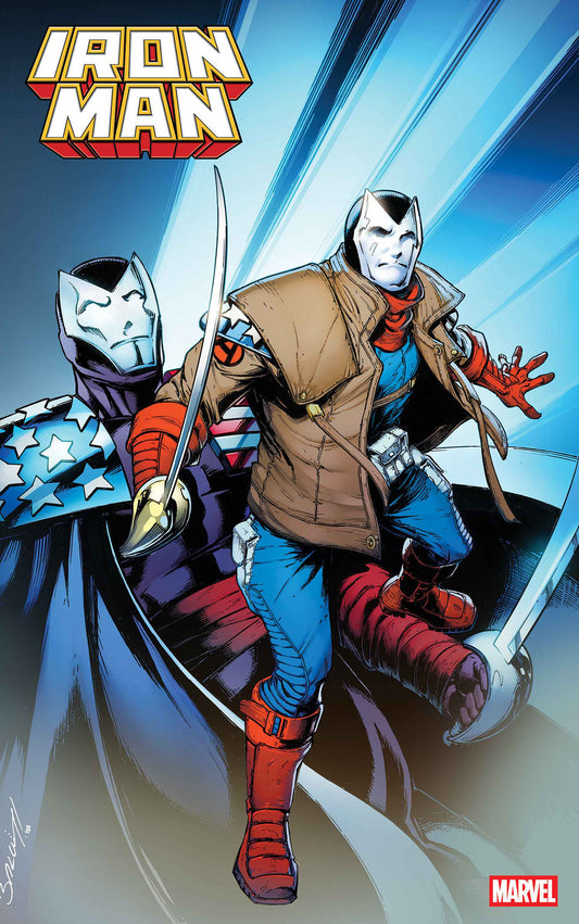 IRON MAN #4 MARK BAGLEY CITIZEN V VARIANT ISBN: 75960621491400431 - FOC DATE: 3/8/26  - Release Date: 4/8/26