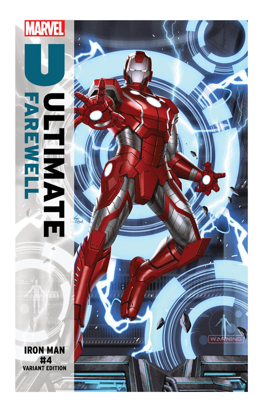 IRON MAN #4 INHYUK LEE ULTIMATE FAREWELL VARIANT ISBN: 75960621491400451 - FOC DATE: 3/8/26  - Release Date: 4/8/26