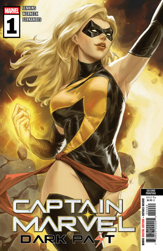 CAPTAIN MARVEL: DARK PAST #1 EJIKURE 2ND PRINTING VARIANT ISBN: 75960621492100112 - FOC DATE: 4/12/26  - Release Date: 5/13/26