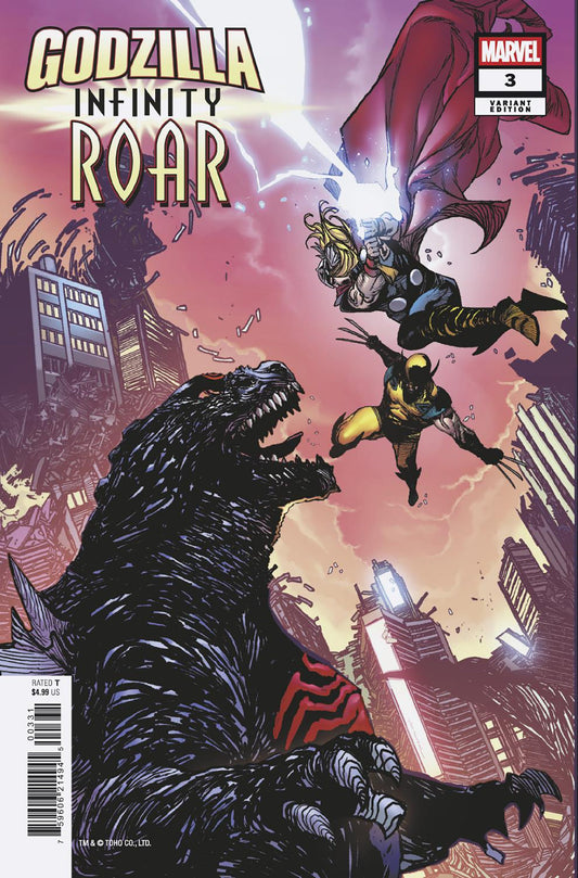 GODZILLA: INFINITY ROAR #3 VON RANDAL VARIANT ISBN: 75960621494500331 - FOC DATE: 3/15/26  - Release Date: 4/15/26