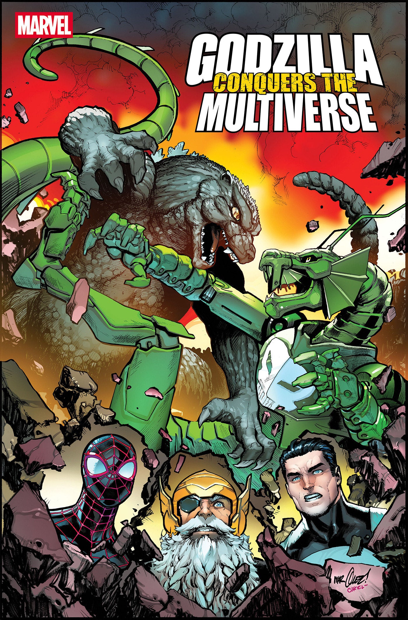 GODZILLA CONQUERS THE MULTIVERSE #4 ISBN: 75960621495200411 - FOC DATE: 9/27/26  - Release Date: 10/28/26