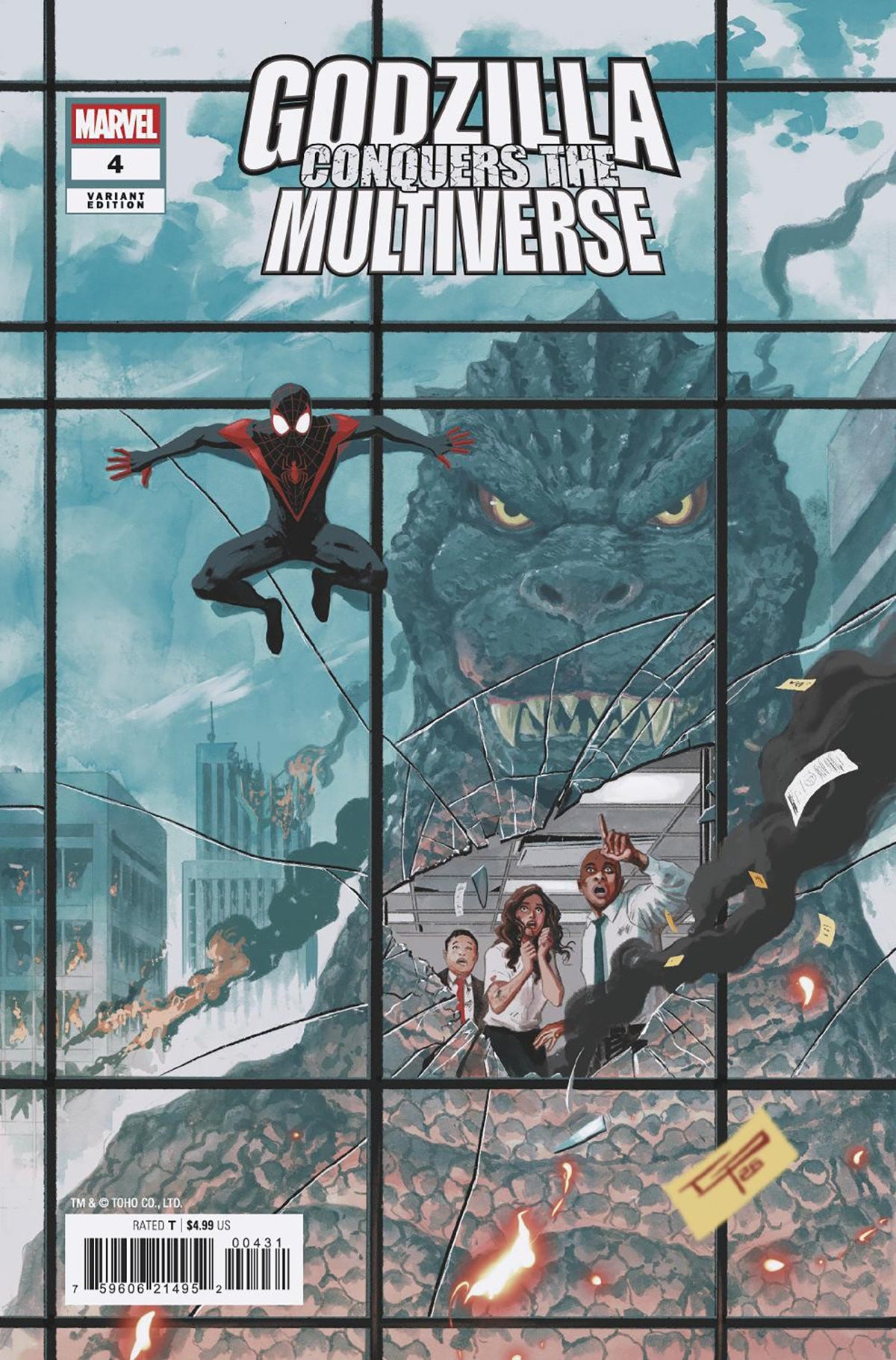 GODZILLA CONQUERS THE MULTIVERSE #4 GERMAN PERALTA VARIANT ISBN: 75960621495200431 - FOC DATE: 9/27/26  - Release Date: 10/28/26
