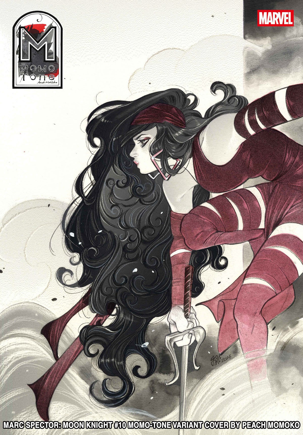 MARC SPECTOR: MOON KNIGHT #10 PEACH MOMOKO MOMO-TONE VARIANT ISBN: 75960621496901021 - FOC DATE: 10/11/26  - Release Date: 11/18/26