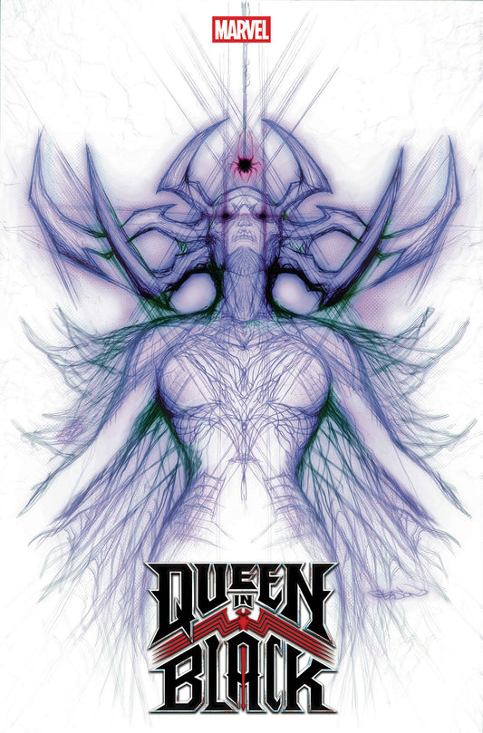 QUEEN IN BLACK #1 PATRICK GLEASON HELA WHITE WEBHEAD VARIANT [QIB] ISBN: 75960621498300121 - FOC DATE: 4/19/26  - Release Date: 7/1/26