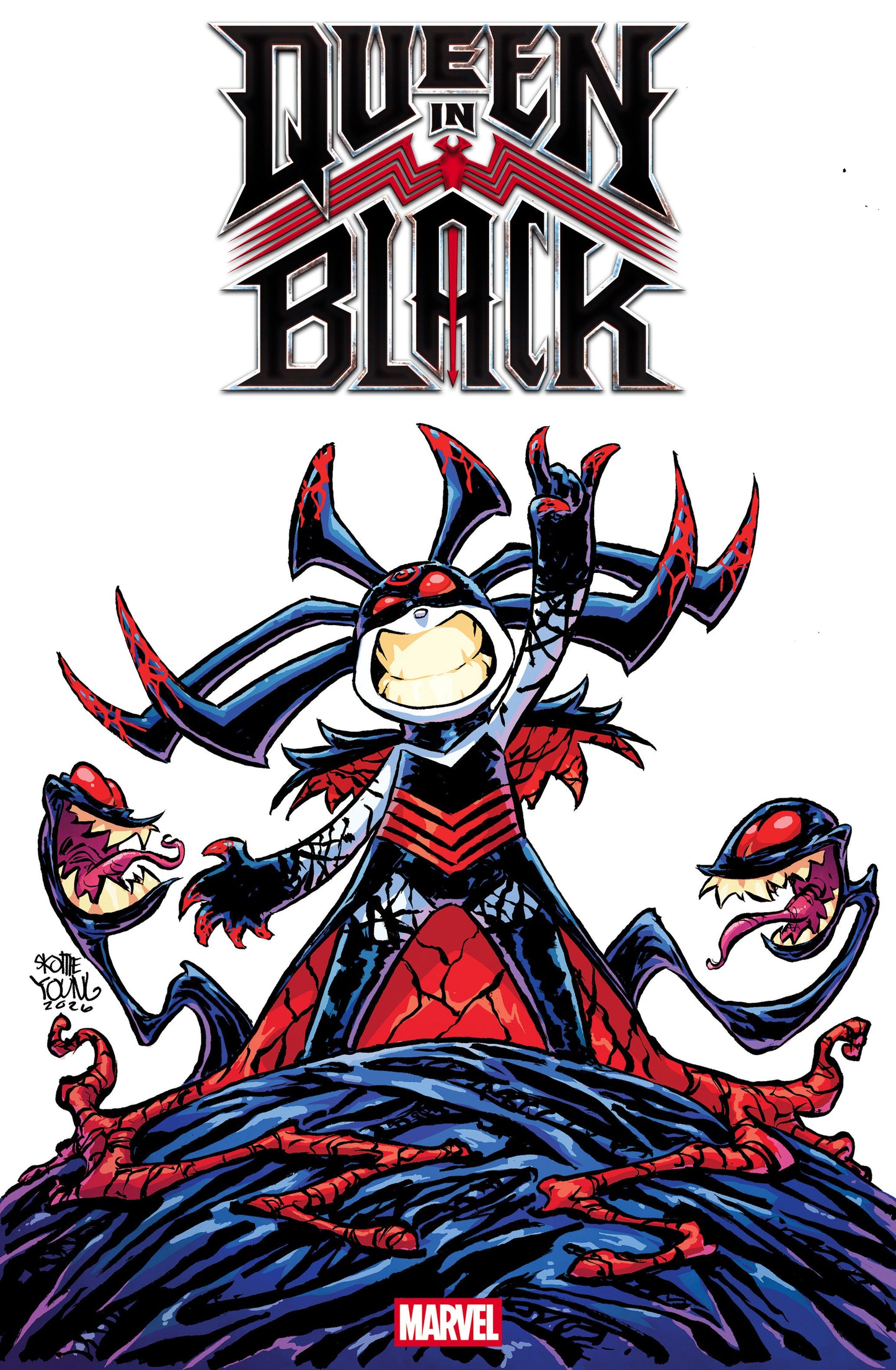 QUEEN IN BLACK #1 SKOTTIE YOUNG VARIANT [QIB] ISBN: 75960621498300151 - FOC DATE: 4/19/26  - Release Date: 7/1/26