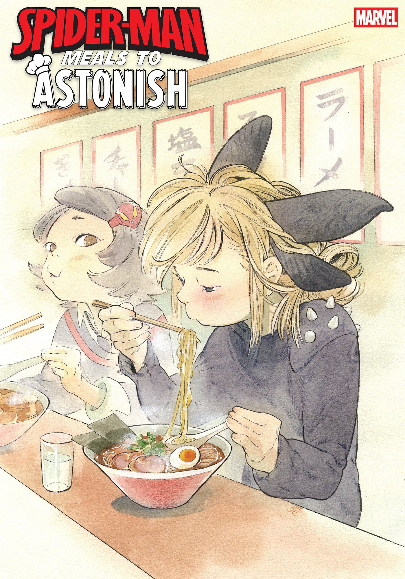SPIDER-MAN: MEALS TO ASTONISH #1 PEACH MOMOKO VARIANT ISBN: 75960621500300121 - FOC DATE: 02/09/2026  - Release Date: 03/11/2026