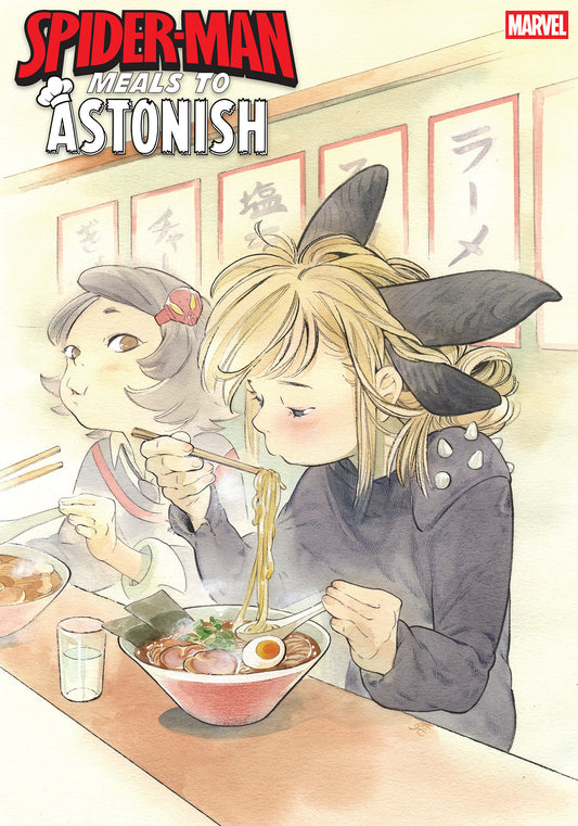 SPIDER-MAN: MEALS TO ASTONISH #1 PEACH MOMOKO VARIANT ISBN: 75960621500300121 - FOC DATE: 02/09/2026  - Release Date: 03/11/2026