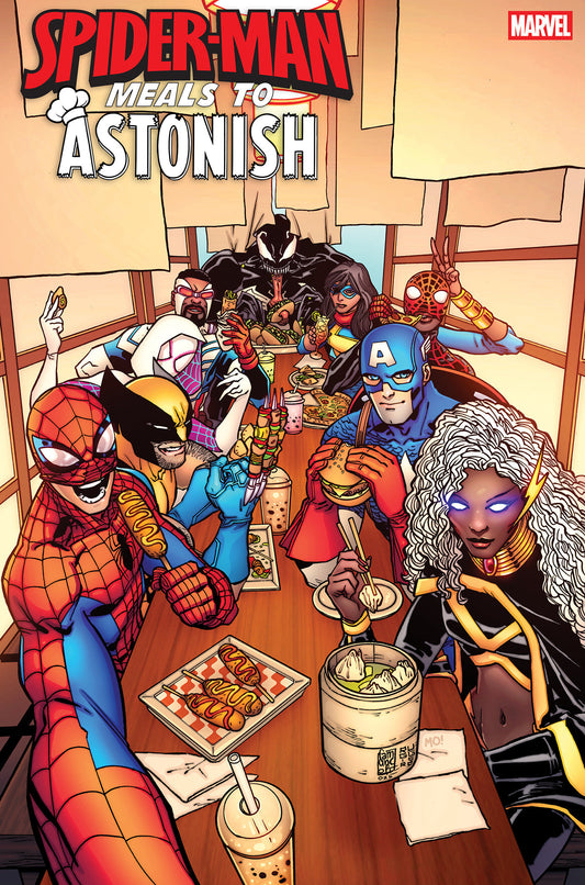 SPIDER-MAN: MEALS TO ASTONISH #1 GIUSEPPE CAMUNCOLI VARIANT ISBN: 75960621500300131 - FOC DATE: 02/09/2026  - Release Date: 03/11/2026
