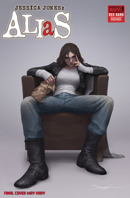 ALIAS: RED BAND #1 JEEHYUNG LEE VARIANT [POLYBAGGED] ISBN: 75960621502700121 - Release Date: 3/11/26