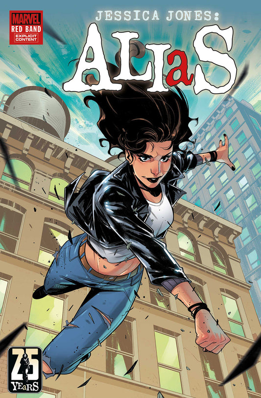 ALIAS: RED BAND #3 LORENZO TAMMETTA VARIANT [POLYBAGGED] ISBN: 75960621502700321 - FOC DATE: 4/12/26  - Release Date: 5/20/26