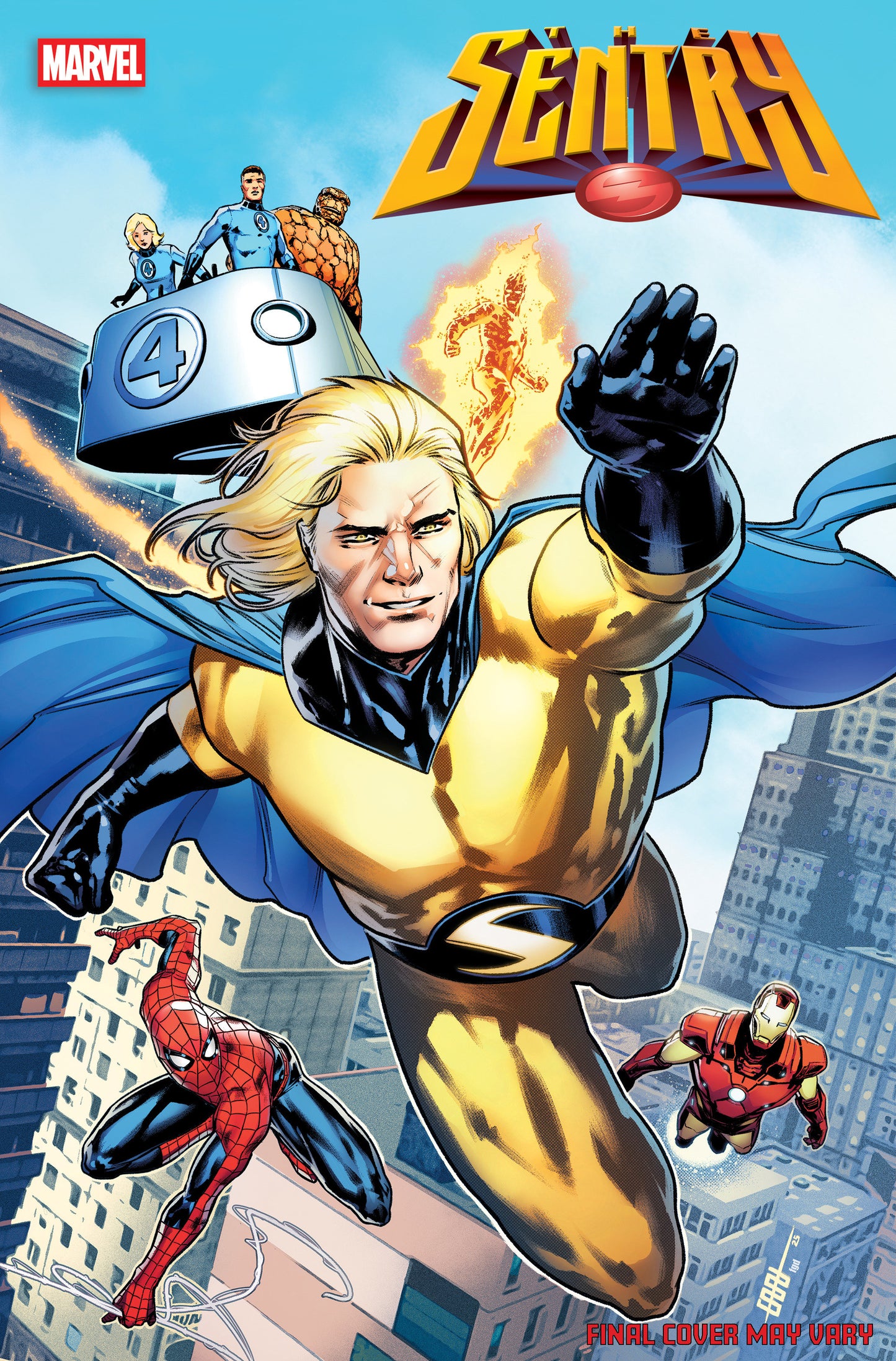 SENTRY #1 CAFU VARIANT ISBN: 75960621514000131 - FOC DATE: 2/16/26  - Release Date: 3/18/26