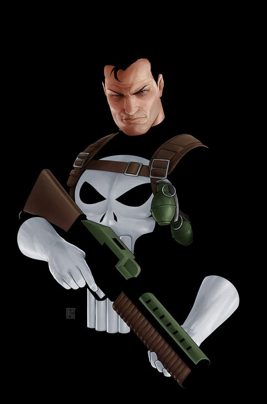 PUNISHER #1 JOHN TYLER CHRISTOPHER NEGATIVE SPACE VIRGIN VARIANT ISBN: 75960621516400161 - Release Date: 2/25/26