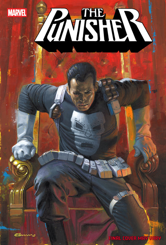 PUNISHER #2 FABRIZIO DE TOMMASO DOOM HOMAGE VARIANT ISBN: 75960621516400221 - FOC DATE: 2/23/26  - Release Date: 3/25/26