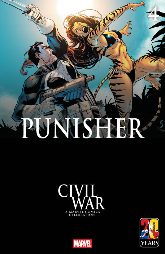 PUNISHER #4 GEOFF SHAW CIVIL WAR CELEBRATION VARIANT ISBN: 75960621516400421 - FOC DATE: 4/19/26  - Release Date: 5/20/26