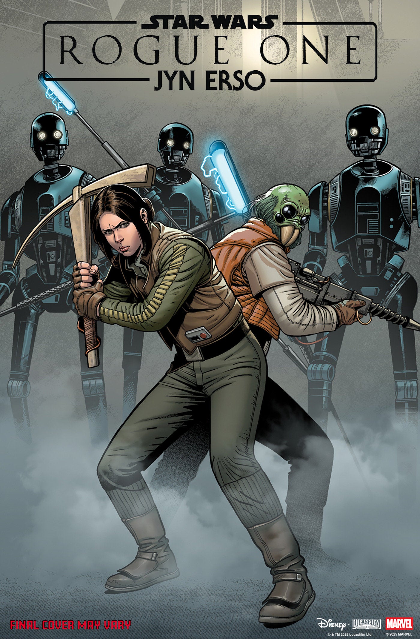 STAR WARS: ROGUE ONE - JYN ERSO #1 RAMON ROSANAS VARIANT ISBN: 75960621534800131 - FOC DATE: 5/3/26  - Release Date: 6/3/26