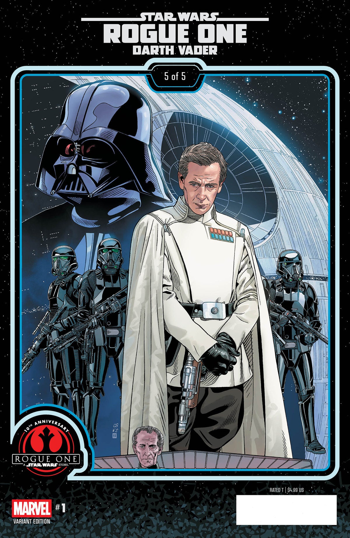 STAR WARS: ROGUE ONE - DARTH VADER #1 CHRIS SPROUSE ROGUE ONE 10TH ANNIVERSARY VARIANT ISBN: 75960621537900151 - FOC DATE: 9/27/26  - Release Date: 10/28/26