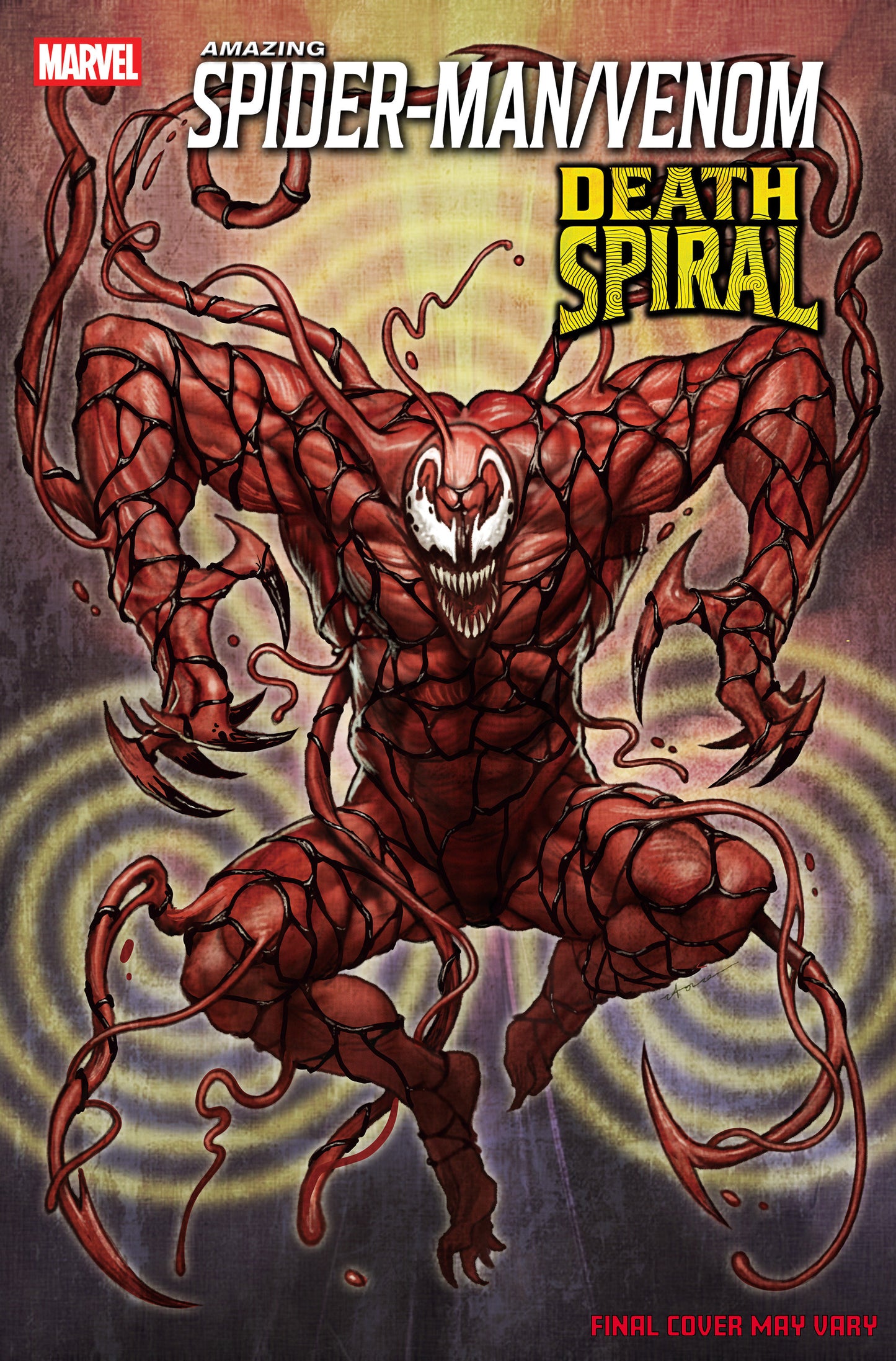 AMAZING SPIDER-MAN/VENOM: DEATH SPIRAL #1 STONEHOUSE CARNAGE VARIANT [DS] ISBN: 75960621542300121 - Release Date: 2/25/26