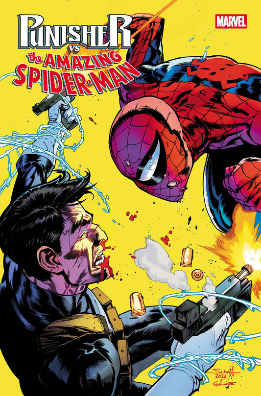 PUNISHER VS. SPIDER-MAN #2 ISBN: 75960621549200211 - FOC DATE: 7/19/26  - Release Date: 8/19/26