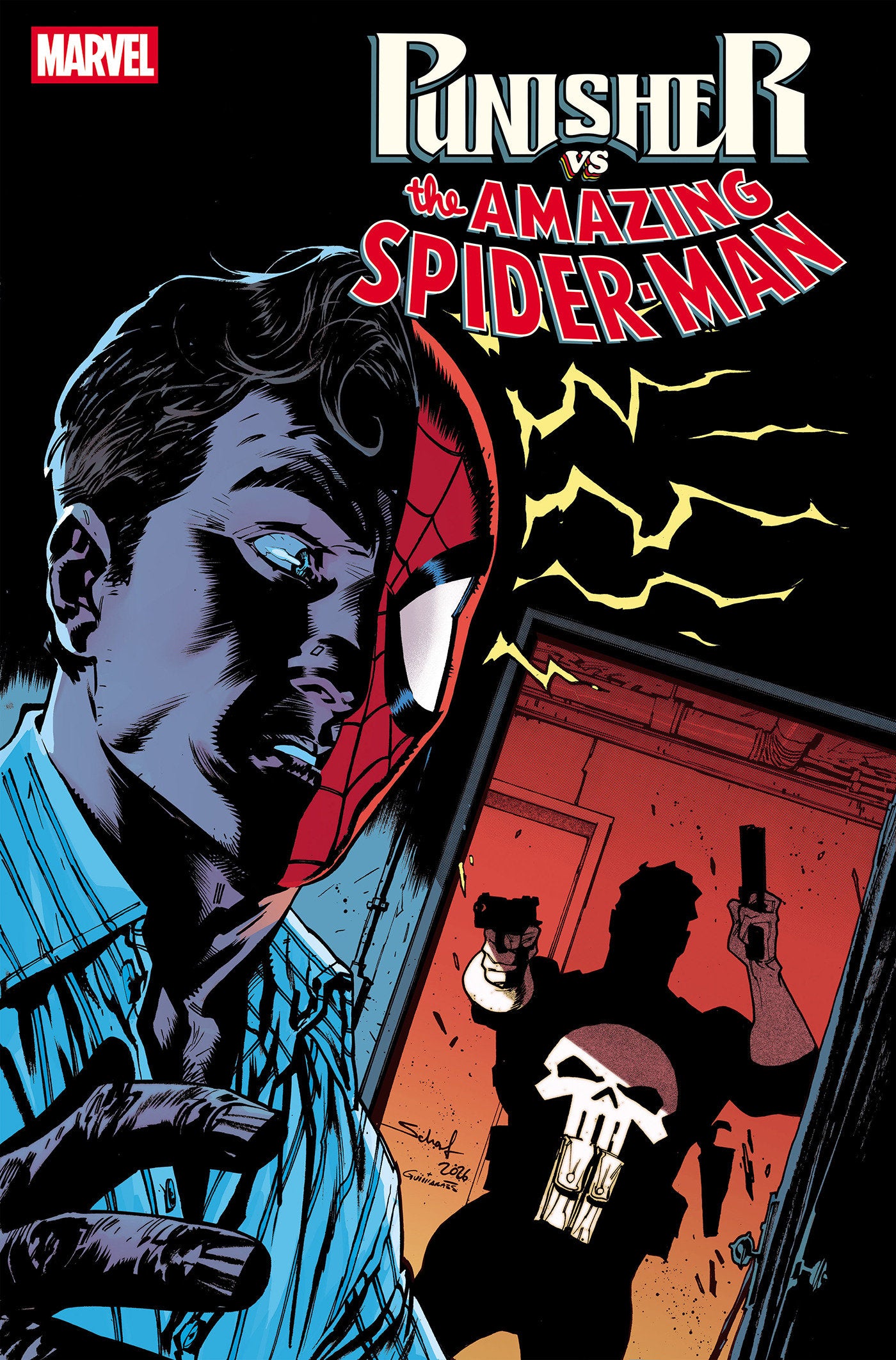 PUNISHER VS. SPIDER-MAN #4 ISBN: 75960621549200411 - FOC DATE: 9/27/26  - Release Date: 10/28/26