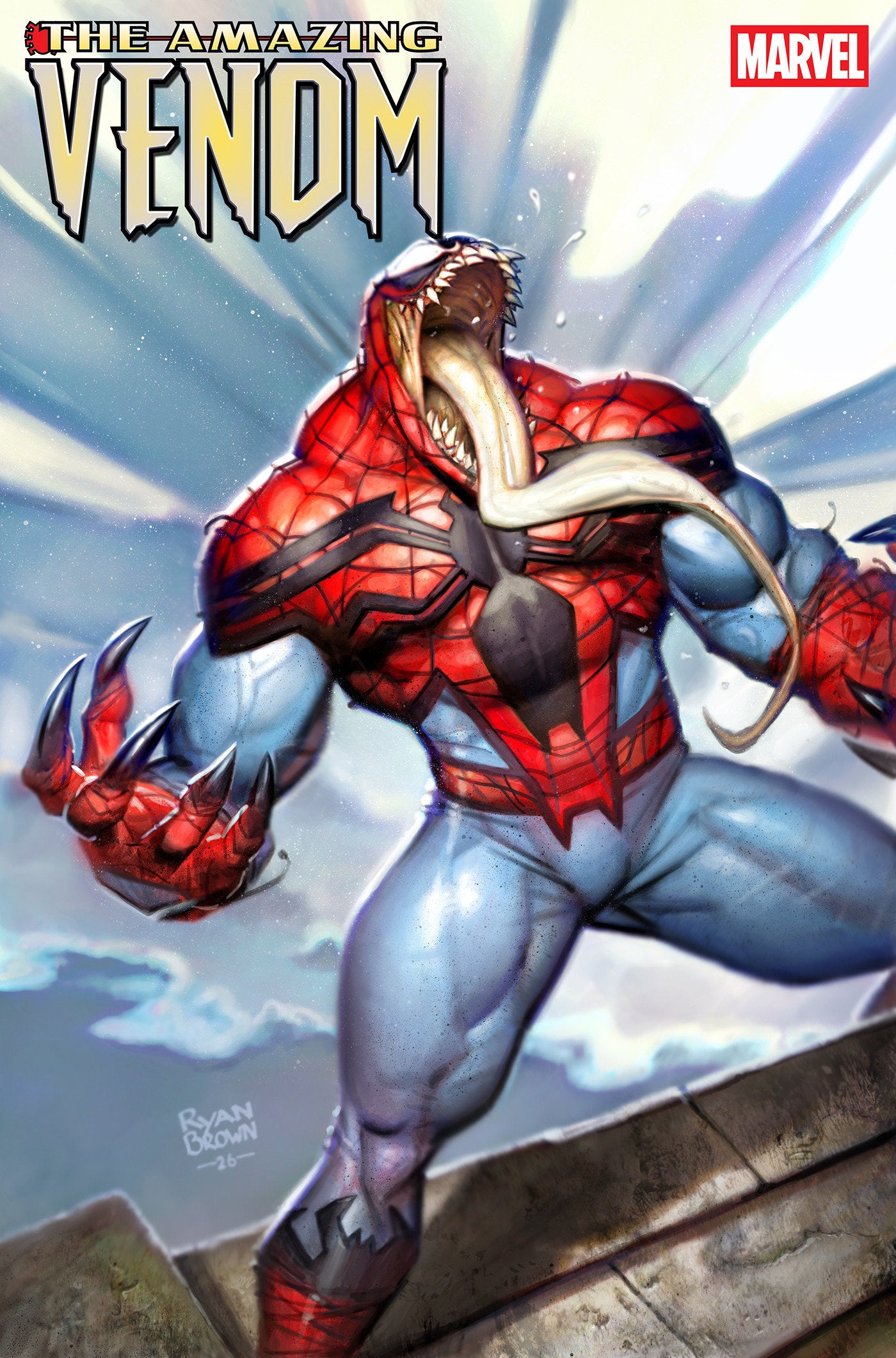 THE AMAZING VENOM #1 RYAN BROWNE VARIANT ISBN: 75960621550800161 - FOC DATE: 8/16/26  - Release Date: 9/30/26