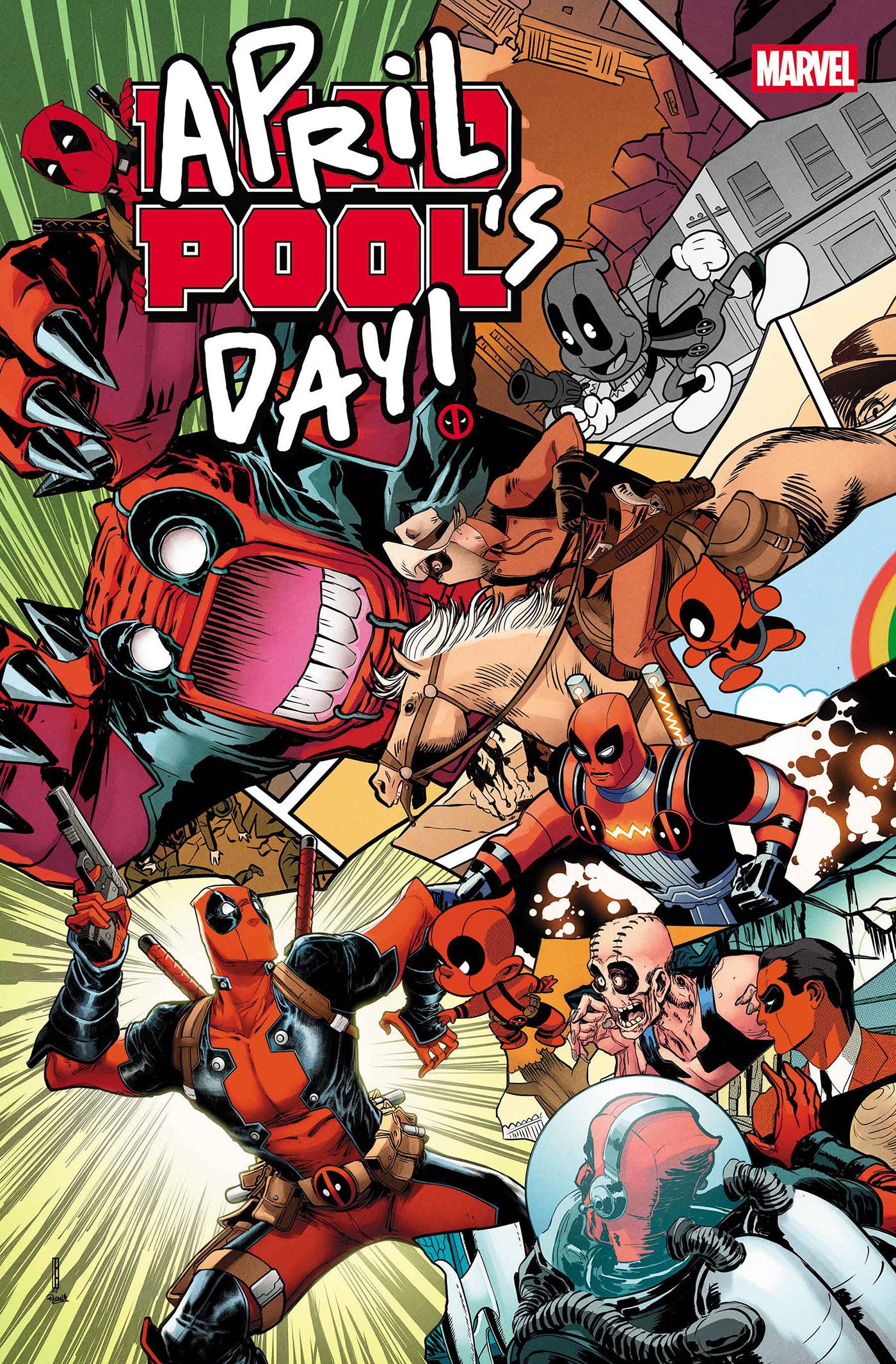 DEADPOOL: APRIL POOL'S DAY #1 ISBN: 75960621555300111 - FOC DATE: 3/2/26  - Release Date: 4/1/26