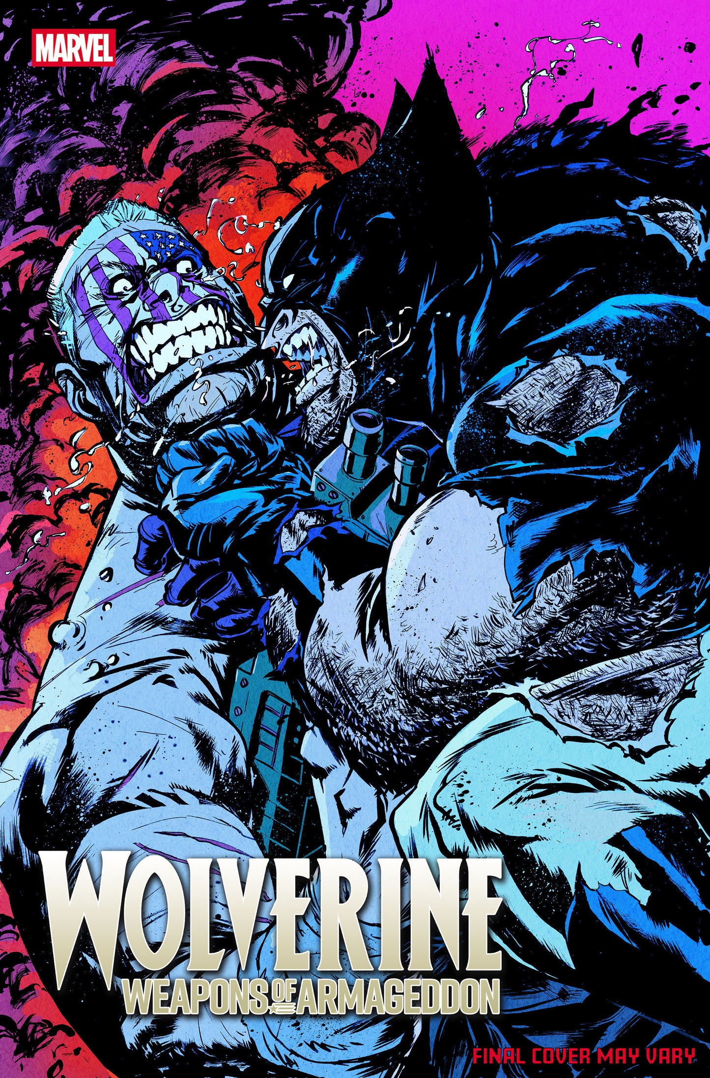 WOLVERINE: WEAPONS OF ARMAGEDDON #2 SANFORD GREENE VARIANT ISBN: 75960621562100221 - FOC DATE: 2/23/26  - Release Date: 3/25/26