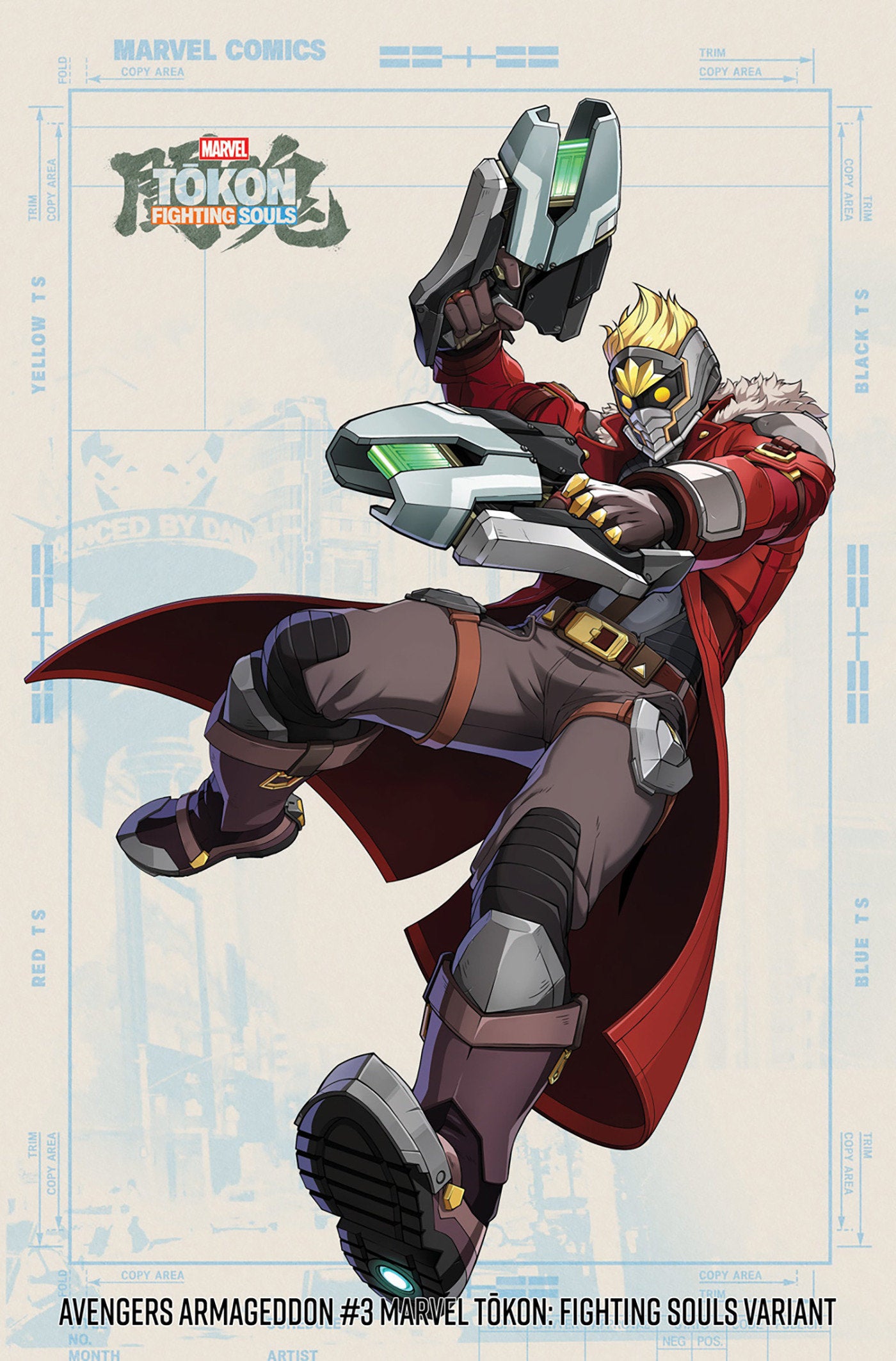 AVENGERS: ARMAGEDDON #3 MARVEL TOKON: FIGHTING SOULS VARIANT ISBN: 75960621563800321 - FOC DATE: 7/19/26  - Release Date: 8/19/26