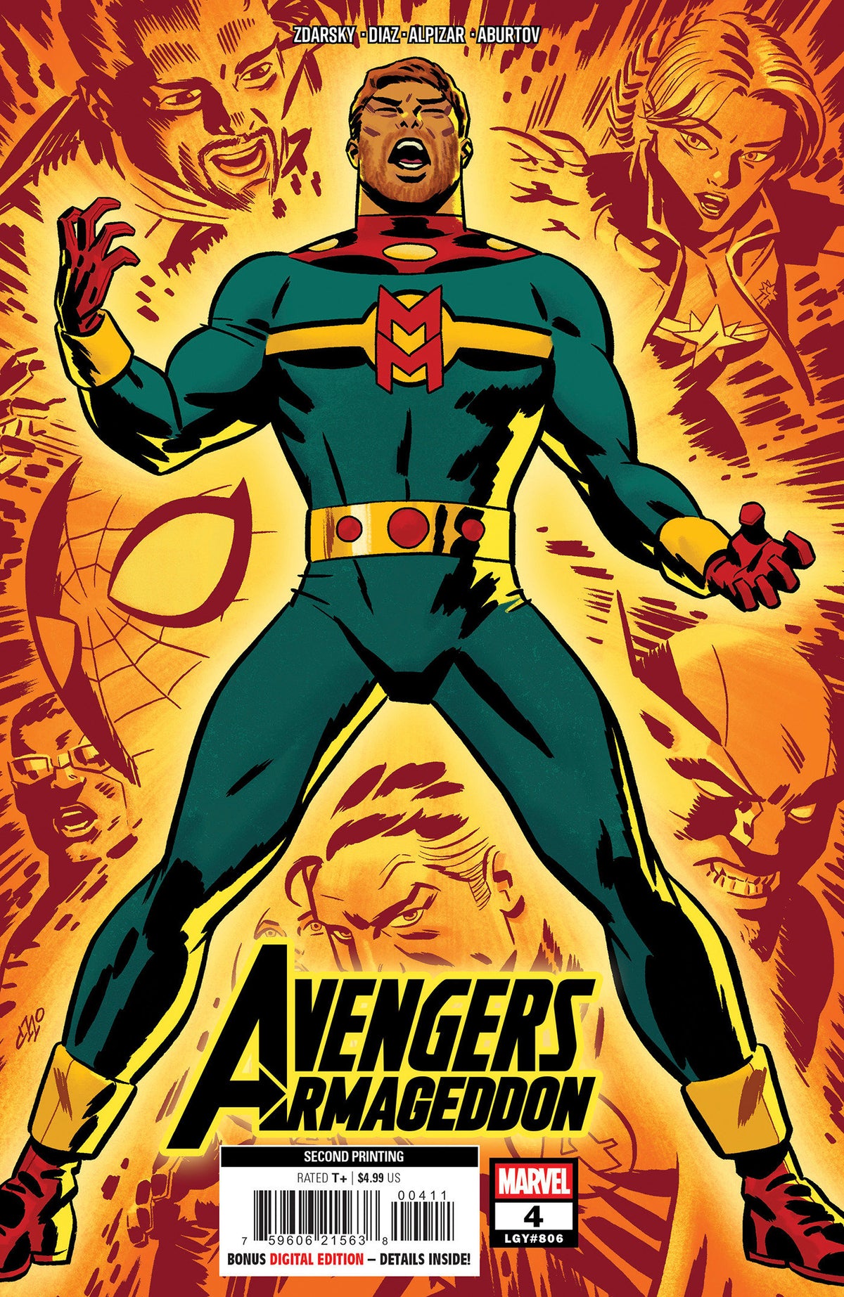 AVENGERS: ARMAGEDDON #4 MICHAEL CHO 2ND PRINTING VARIANT ISBN: 75960621563800412 - FOC DATE: 9/27/26  - Release Date: 10/28/26