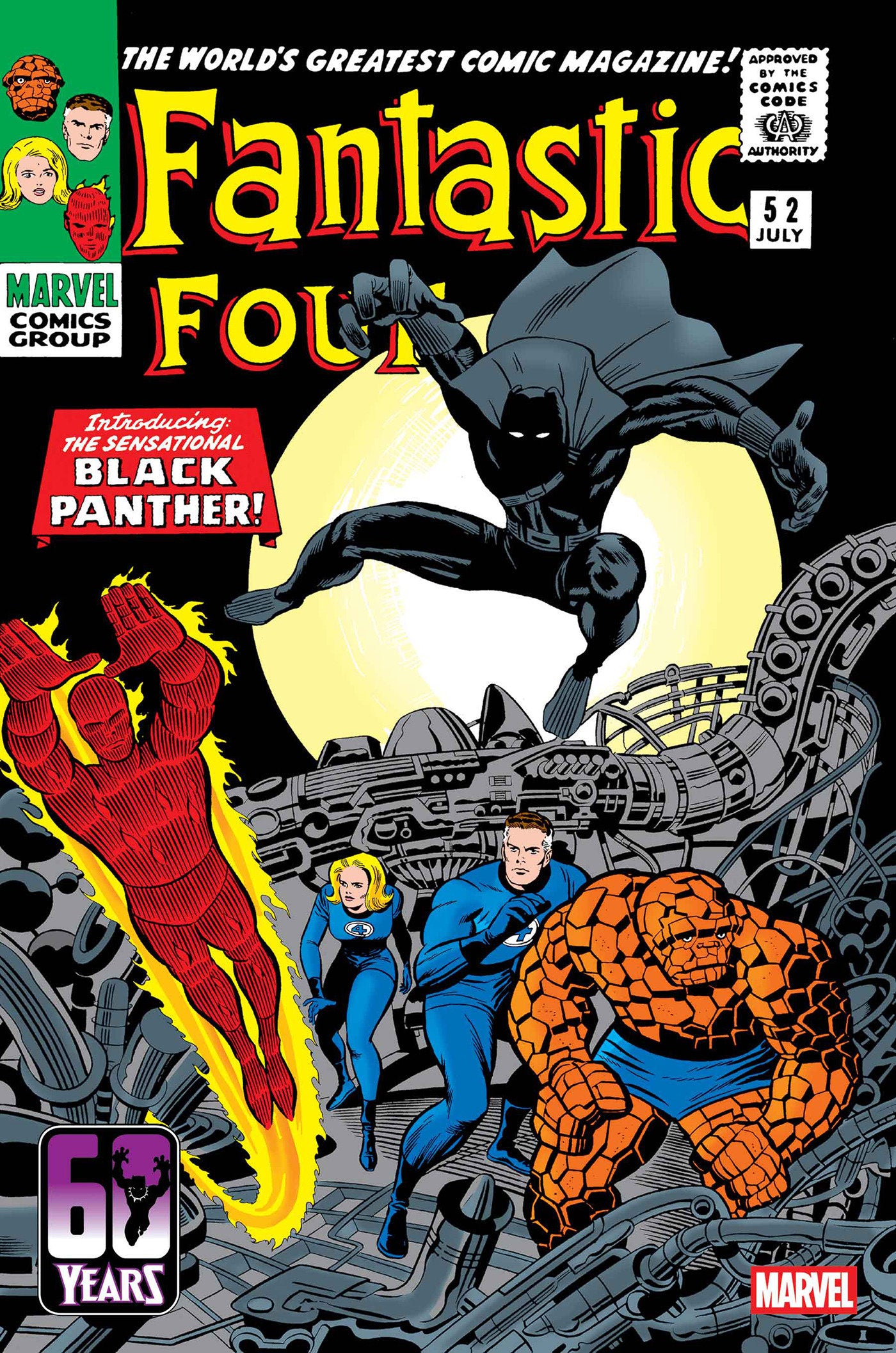 FANTASTIC FOUR #52 FACSIMILE EDITION FOIL VARIANT [NEW PRINTING] ISBN: 75960621565205221 - Release Date: 1/28/26