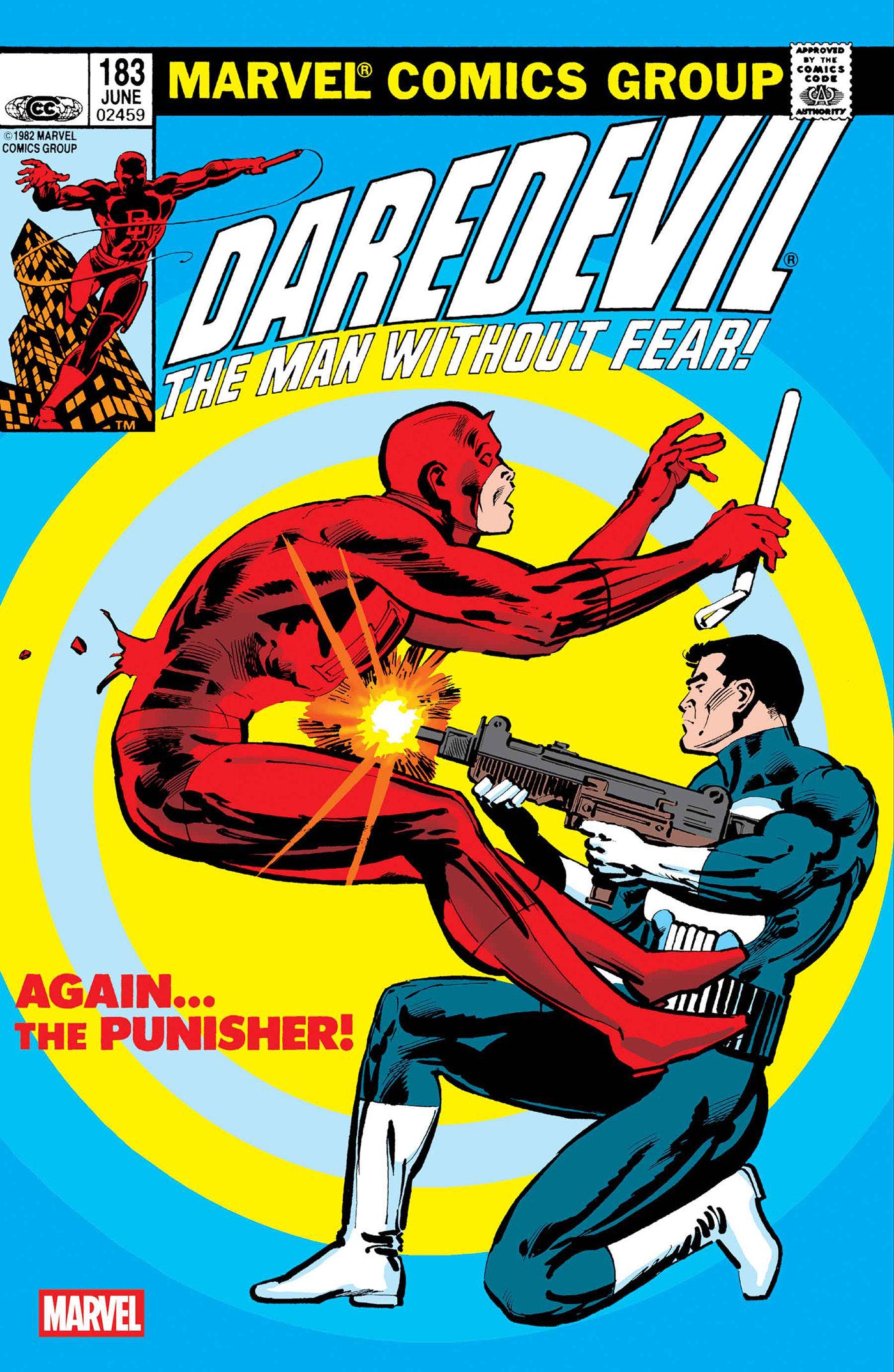 DAREDEVIL #183 FACSIMILE EDITION FOIL VARIANT [NEW PRINTING] ISBN: 75960621566918321 - Release Date: 2/25/26