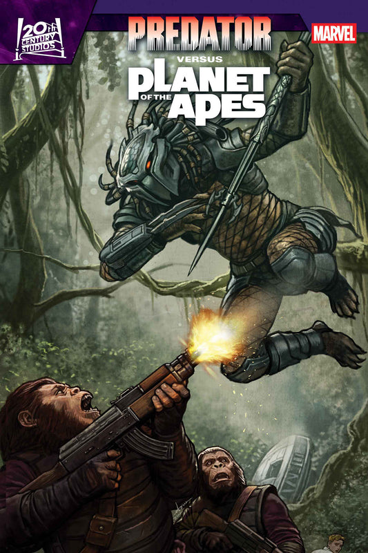 PREDATOR VS. THE PLANET OF THE APES #1 ISBN: 75960621569000111 - FOC DATE: 6/14/26  - Release Date: 7/29/26