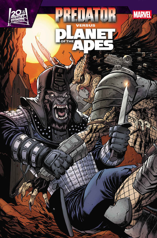 PREDATOR VS. THE PLANET OF THE APES #1 TIM SEELEY VARIANT ISBN: 75960621569000141 - FOC DATE: 6/14/26  - Release Date: 7/29/26