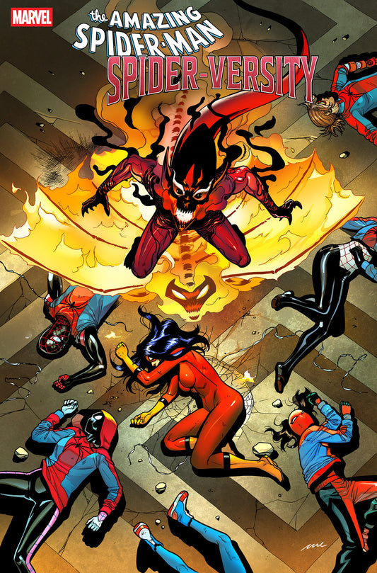AMAZING SPIDER-MAN: SPIDER-VERSITY #5 PERE PEREZ VARIANT ISBN: 75960621577500521 - FOC DATE: 7/12/26  - Release Date: 8/12/26