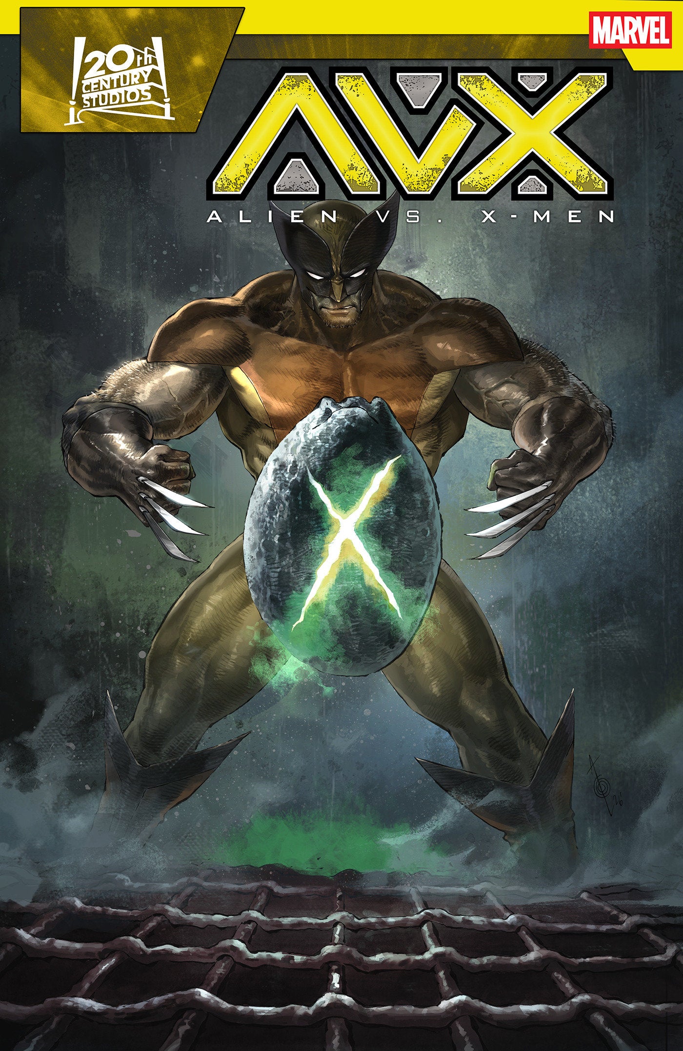 ALIEN VS. X-MEN #1 ALAN QUAH POSTER HOMAGE VARIANT ISBN: 75960621578200131 - FOC DATE: 8/16/26  - Release Date: 9/30/26