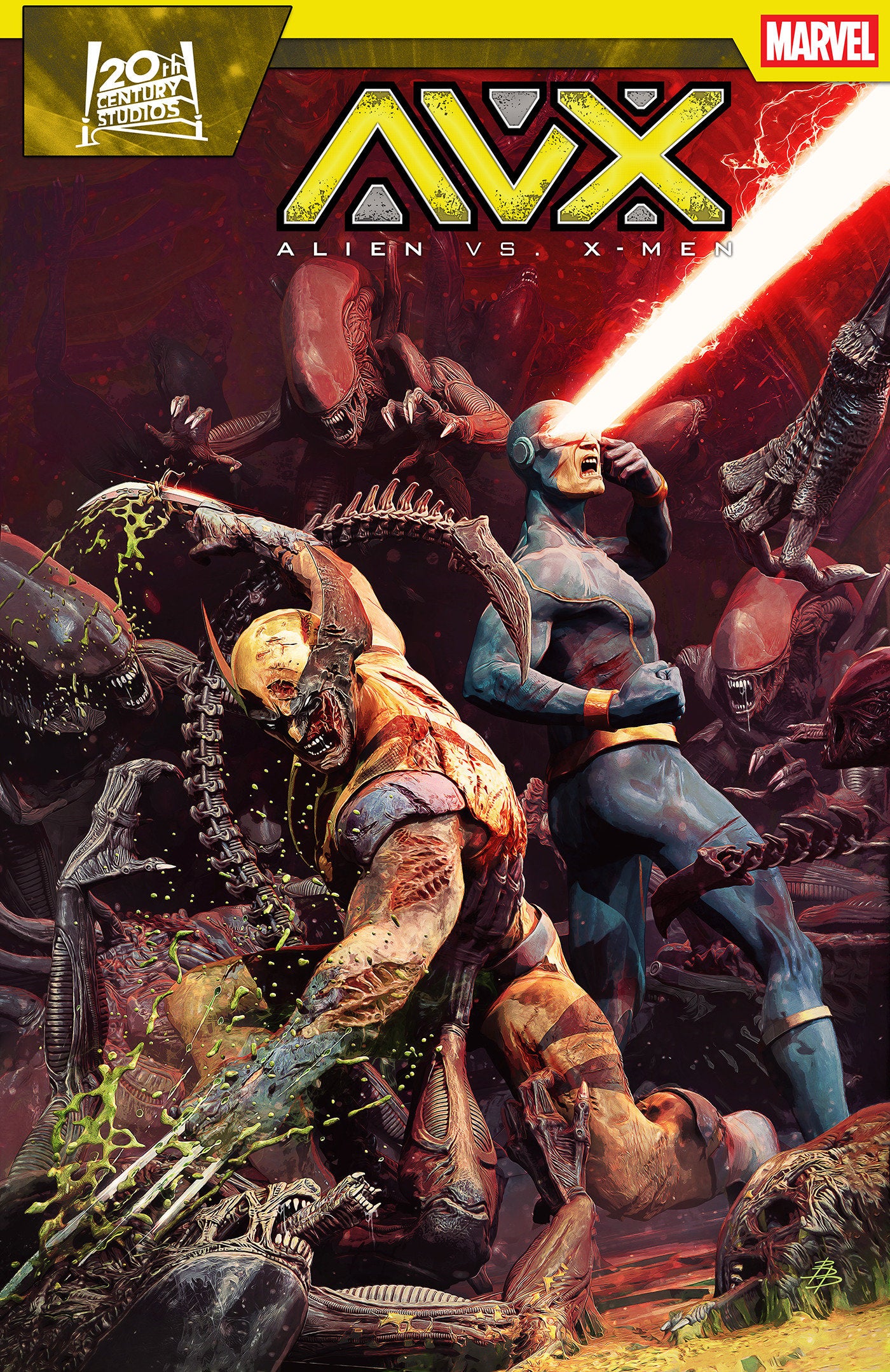 ALIEN VS. X-MEN #1 BJORN BARENDS VARIANT ISBN: 75960621578200151 - FOC DATE: 8/16/26  - Release Date: 9/30/26