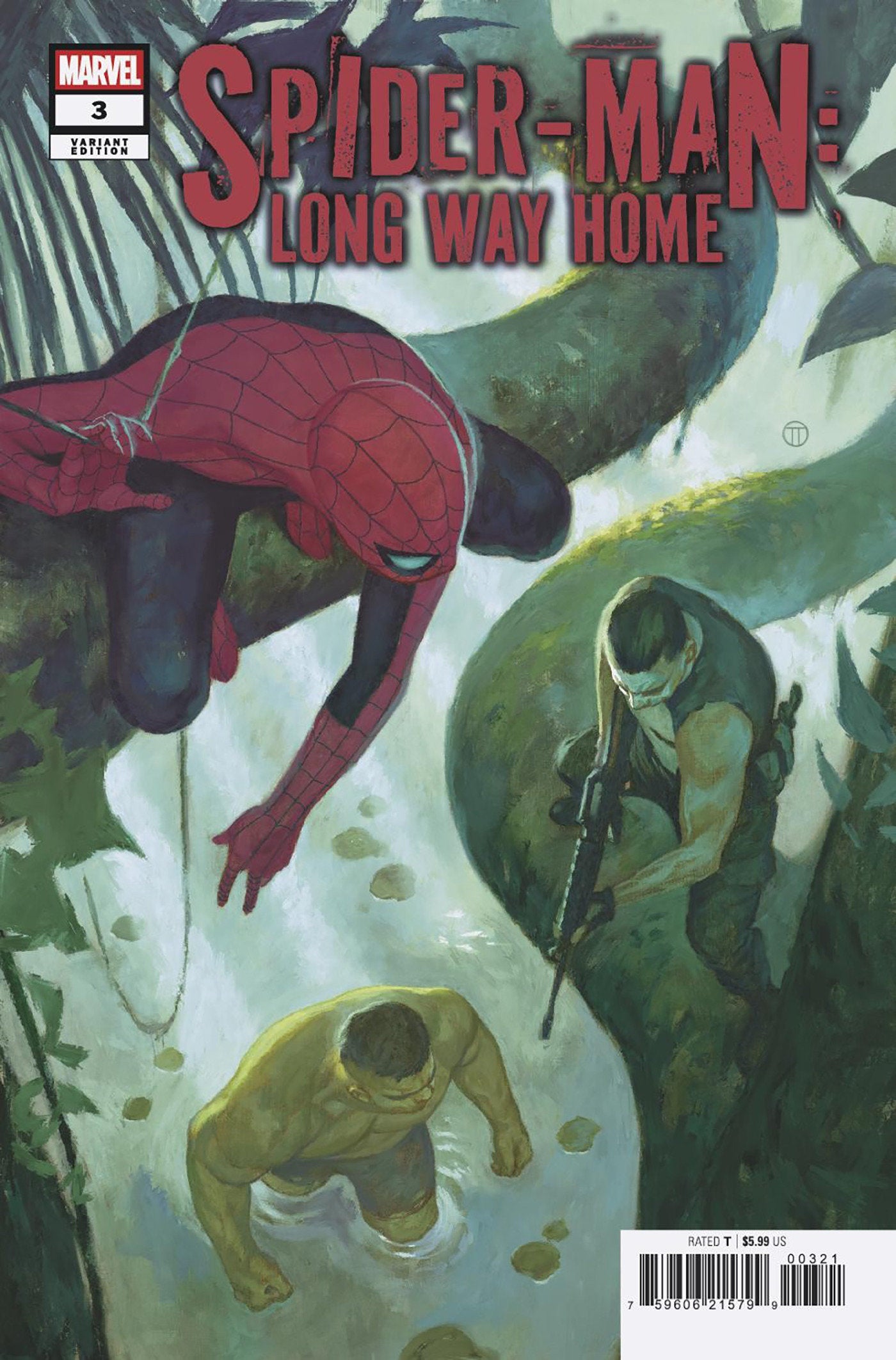 SPIDER-MAN: LONG WAY HOME #3 JULIAN TOTINO TEDESCO VARIANT ISBN: 75960621579900321 - FOC DATE: 8/16/26  - Release Date: 9/16/26