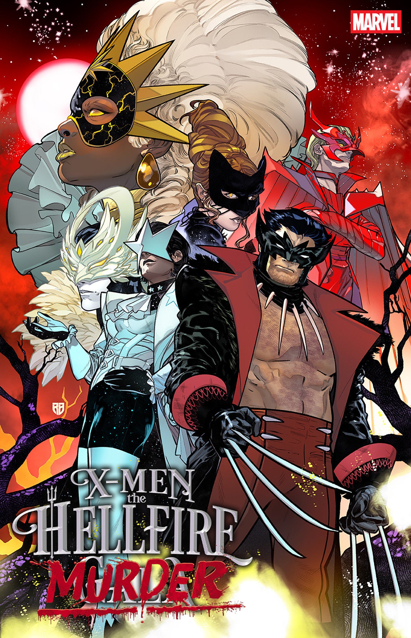 X-MEN: THE HELLFIRE MURDER #1 R.B. SILVA VARIANT ISBN: 75960621580500121 - FOC DATE: 6/21/26  - Release Date: 7/22/26