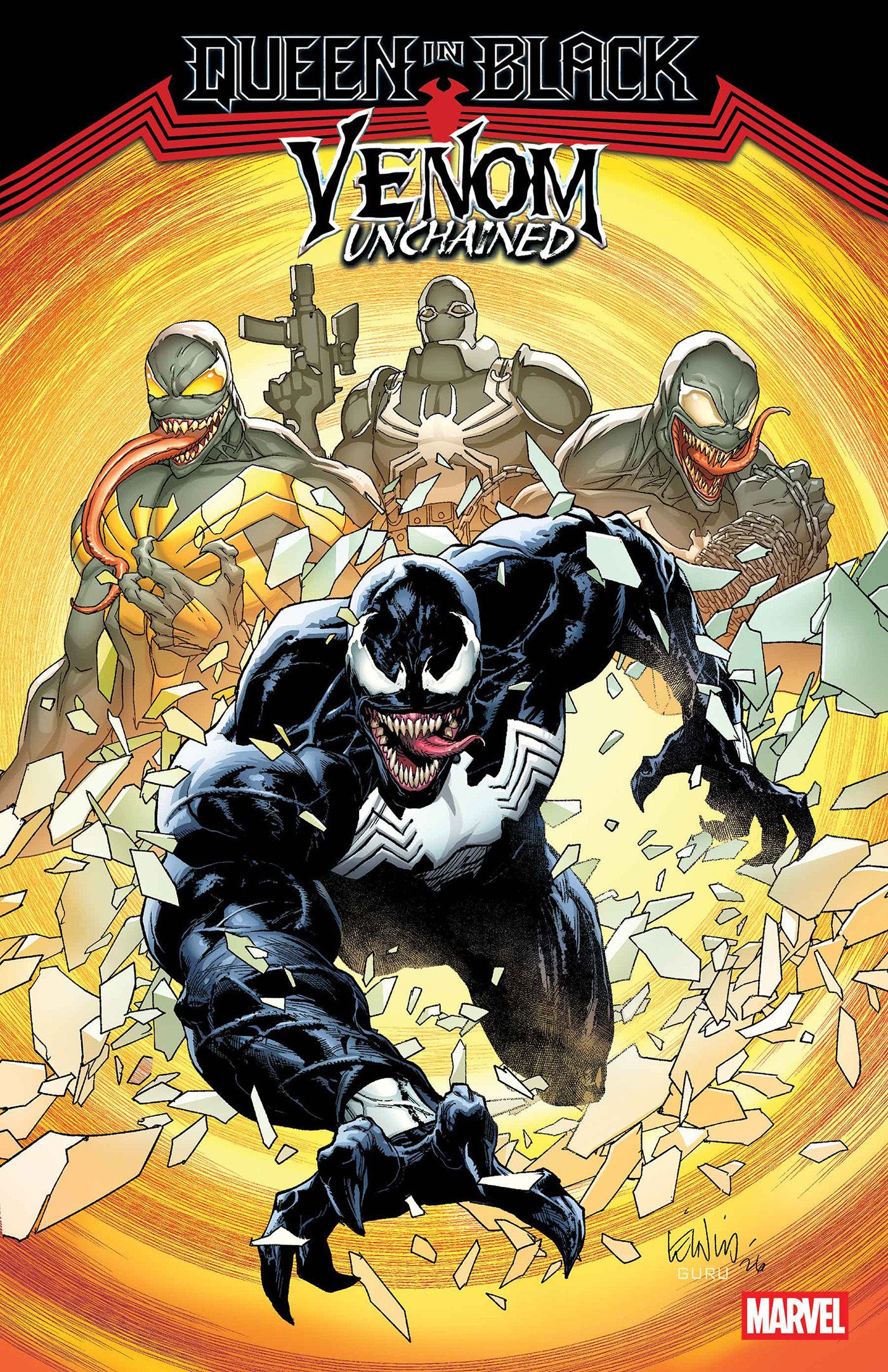 QUEEN IN BLACK: VENOM UNCHAINED #1 [QIB] ISBN: 75960621588100111 - FOC DATE: 7/5/26  - Release Date: 8/5/26