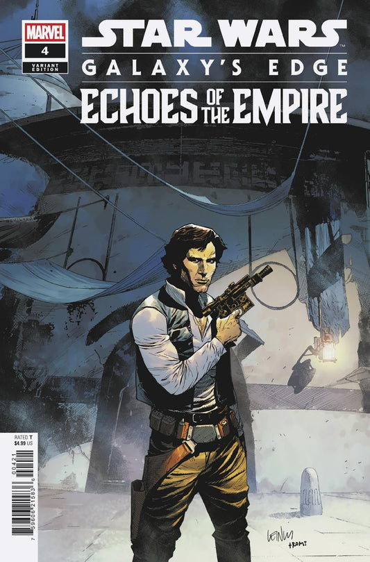 STAR WARS: GALAXY'S EDGE - ECHOES OF THE EMPIRE #4 LEINIL YU HAN SOLO VARIANT ISBN: 75960621593500421 - FOC DATE: 6/14/26  - Release Date: 7/15/26