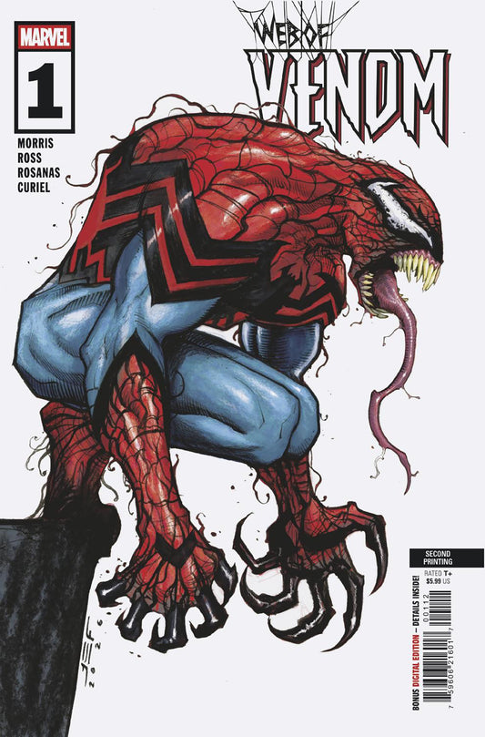 WEB OF VENOM #1 JUAN FERREYRA 2ND PRINTING VARIANT ISBN: 75960621601700112 - FOC DATE: 4/19/26  - Release Date: 5/20/26
