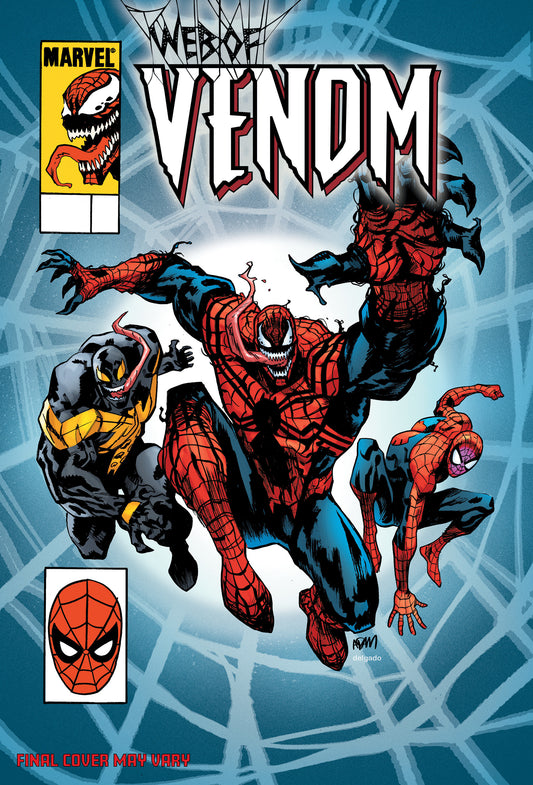 WEB OF VENOM #1 ADAM GORHAM HOMAGE VARIANT ISBN: 75960621601700141 - FOC DATE: 2/23/26  - Release Date: 4/8/26