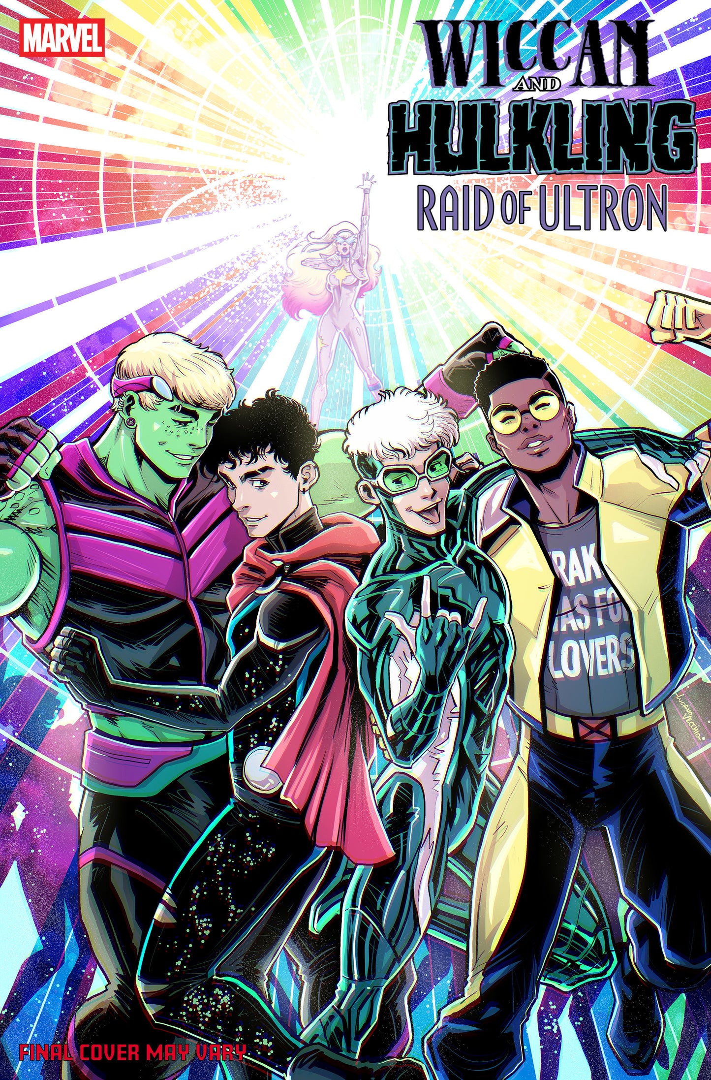 WICCAN & HULKLING: RAID OF ULTRON #1 LUCIANO VECCHIO VARIANT ISBN: 75960621608600121 - FOC DATE: 4/26/26  - Release Date: 5/27/26