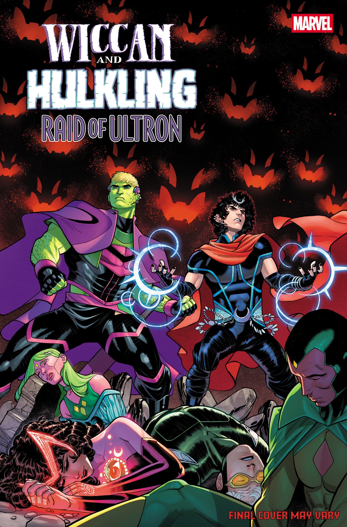 WICCAN & HULKLING: RAID OF ULTRON #1 JAVIER GARRON VARIANT ISBN: 75960621608600131 - FOC DATE: 4/26/26  - Release Date: 5/27/26
